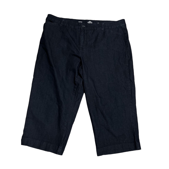 St. John's Bay Pants - Women's St. John's Bay Capri Pants Size 18 Blue